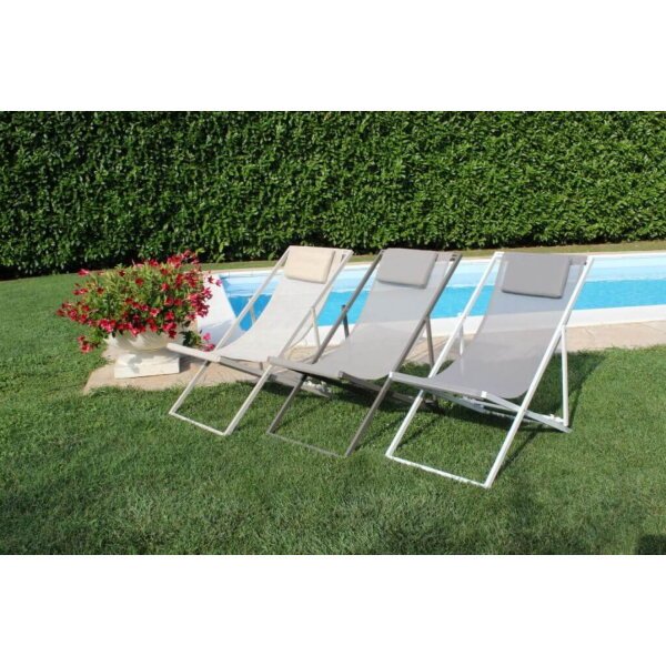 Sdraio Pieghevole in acciaio cm 98x55x75 – LEX