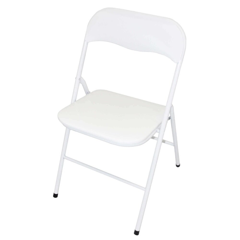 Sedia Pieghevole Salvaspazio in Acciaio,PVC cm 44x45x79 – SLIM
