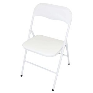Sedia Pieghevole Salvaspazio in Acciaio,PVC cm 44x45x79 – SLIM