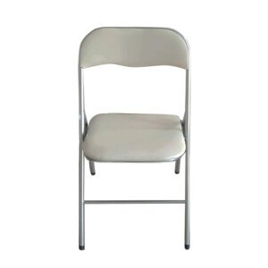 Sedia Pieghevole Salvaspazio in Acciaio,PVC cm 44x45x79 – SLIM
