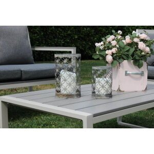 Salotto da Giardino 4 posti con cuscini in Alluminio,Polywood – ANTHONY