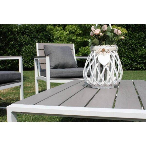 Salotto da Giardino 4 posti con cuscini in Alluminio,Polywood – ANTHONY
