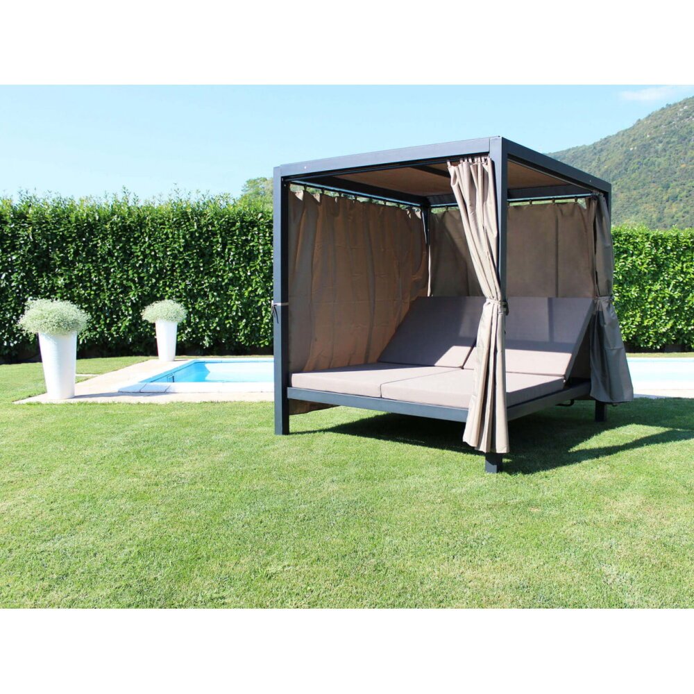 Gazebo Letto in Alluminio cm 209×188,5×206 – RICH