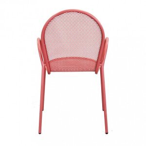 Poltrona da Giardino Impilabile in Acciaio cm 51x61x90 – JOEL