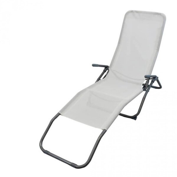 Sdraio mare prendisole Pieghevole in Acciaio,Textilene cm 135x60x95 – LONNY