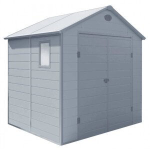 Casetta Porta Attrezzi da Giardino in Plastica cm 190x192x226 – FOX