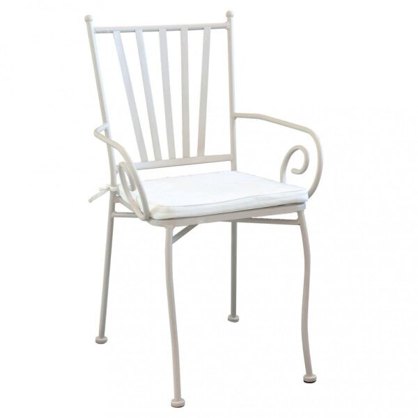 Poltrona da Giardino con cuscino in Acciaio cm 53x55x90 – NEVIL