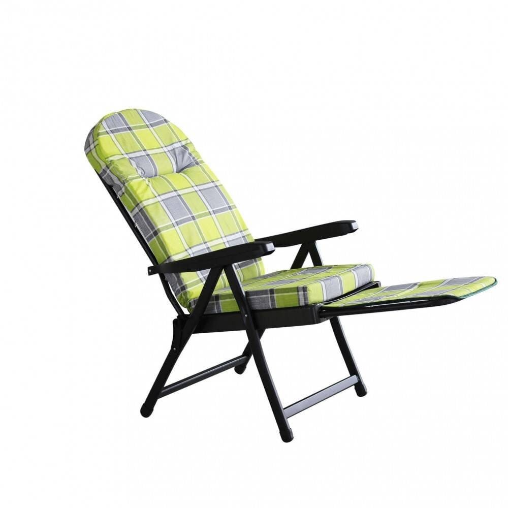 Poltrona Sdraio relax reclinabile in Tessuto cm 155x60x60 – QUENTIN