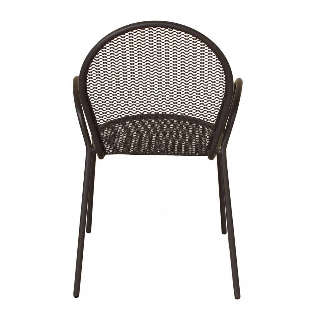 Poltrona da Giardino Impilabile in Acciaio cm 51x61x90 – JOEL