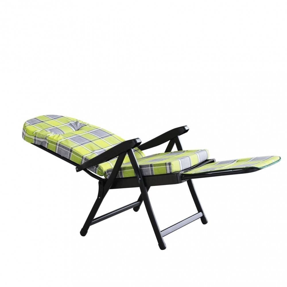 Poltrona Sdraio relax reclinabile in Tessuto cm 155x60x60 – QUENTIN