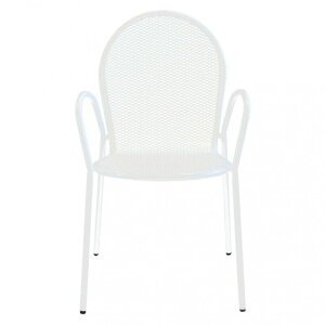 Poltrona da Giardino Impilabile in Acciaio cm 51x61x90 – JOEL
