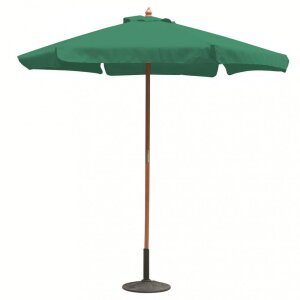 Ombrellone da Giardino Rotondo 3 palo centrale in legno,poliestere – LENA