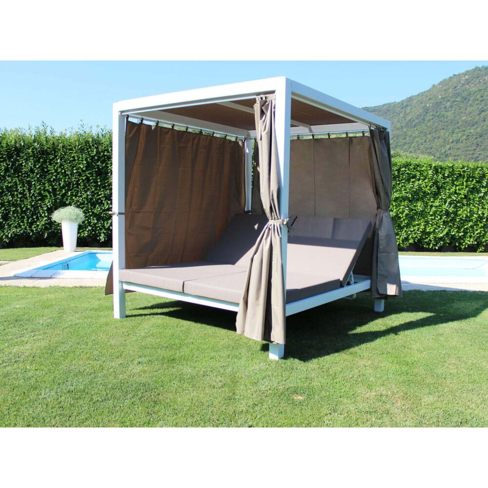 Gazebo Letto in Alluminio cm 209×188,5×206 – RICH