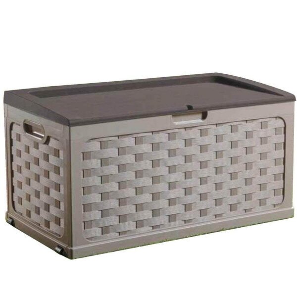 Cassapanca baule da esterno in Plastica cm 115x56x58 – CORIE