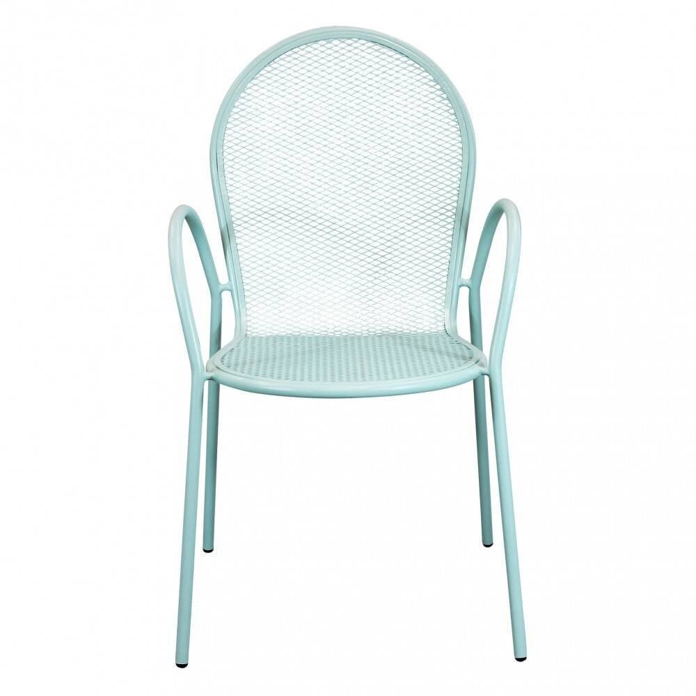 Poltrona da Giardino Impilabile in Acciaio cm 51x61x90 – JOEL