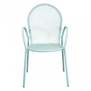 Poltrona da Giardino Impilabile in Acciaio cm 51x61x90 – JOEL