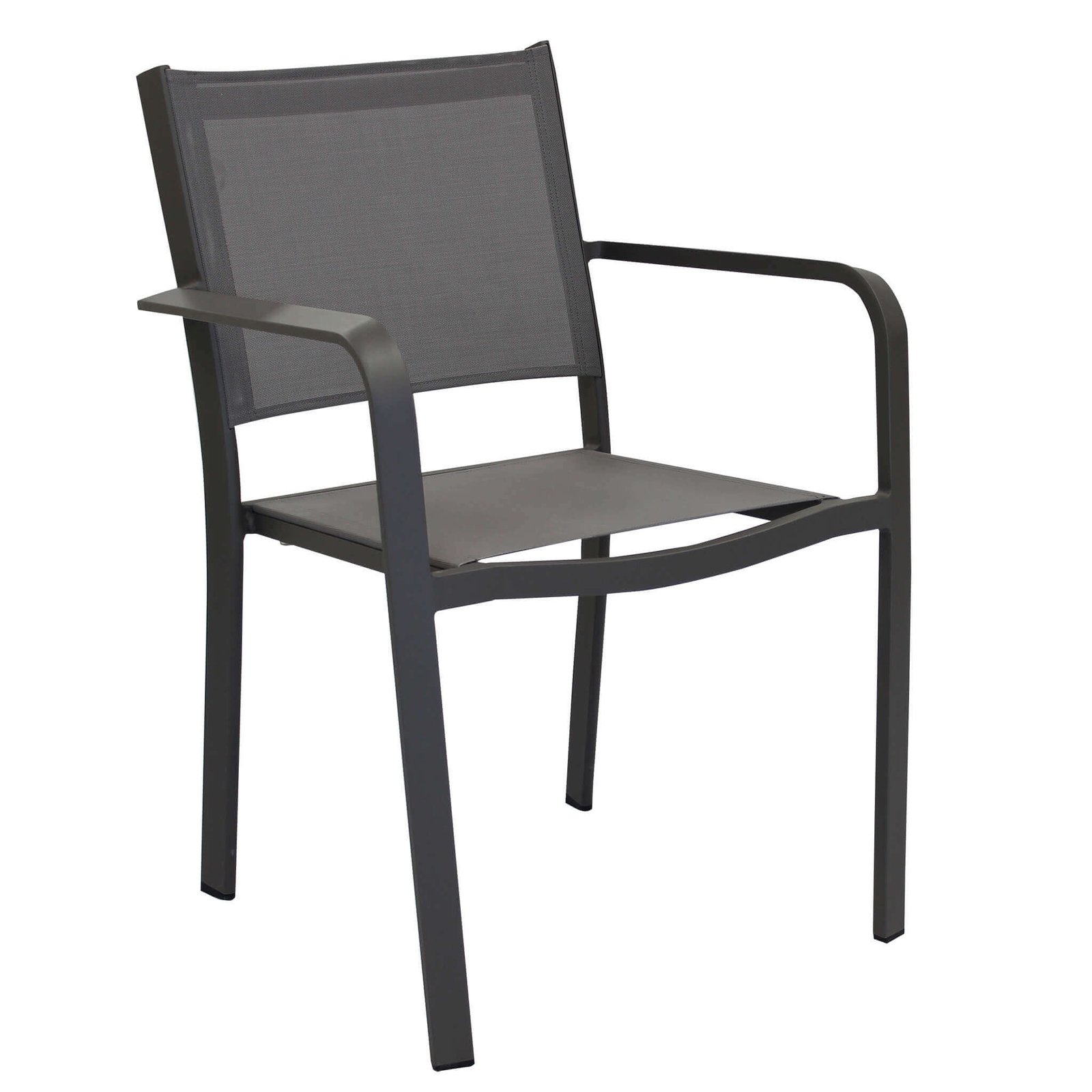 4083-BIAN_AT804083-TAUP.jpeg Poltrona da Giardino Impilabile in Alluminio,Textilene cm 56x61x84,5 – WARD