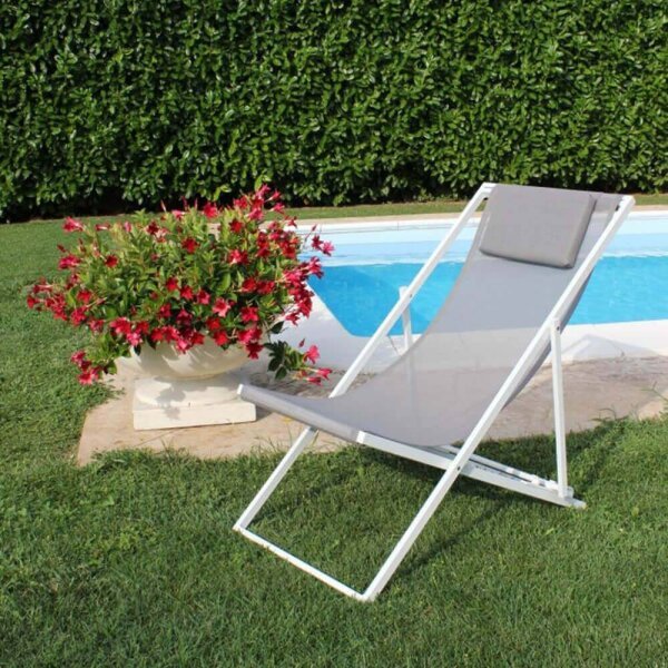 Sdraio Pieghevole in acciaio cm 98x55x75 – LEX