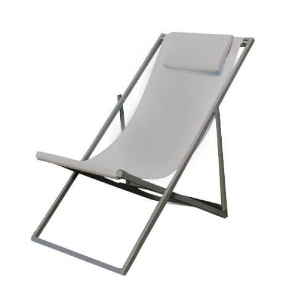 Sdraio Pieghevole in acciaio cm 98x55x75 – LEX