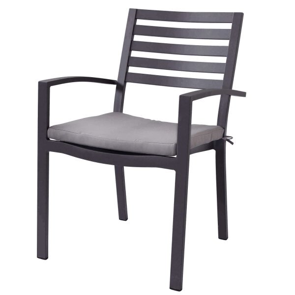 Poltrona da Giardino Impilabile in Alluminio cm 55,5x61x85 – DAVID