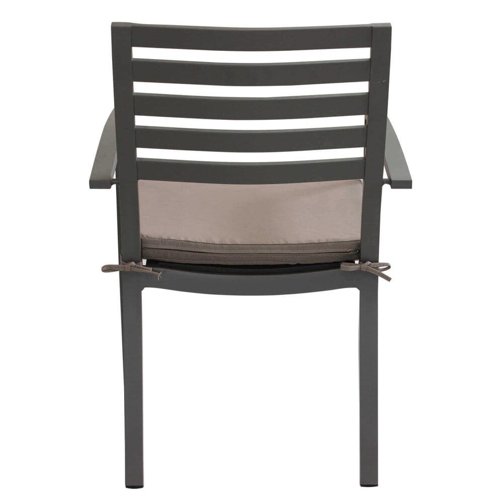 Poltrona da Giardino Impilabile in Alluminio cm 55,5x61x85 – DAVID