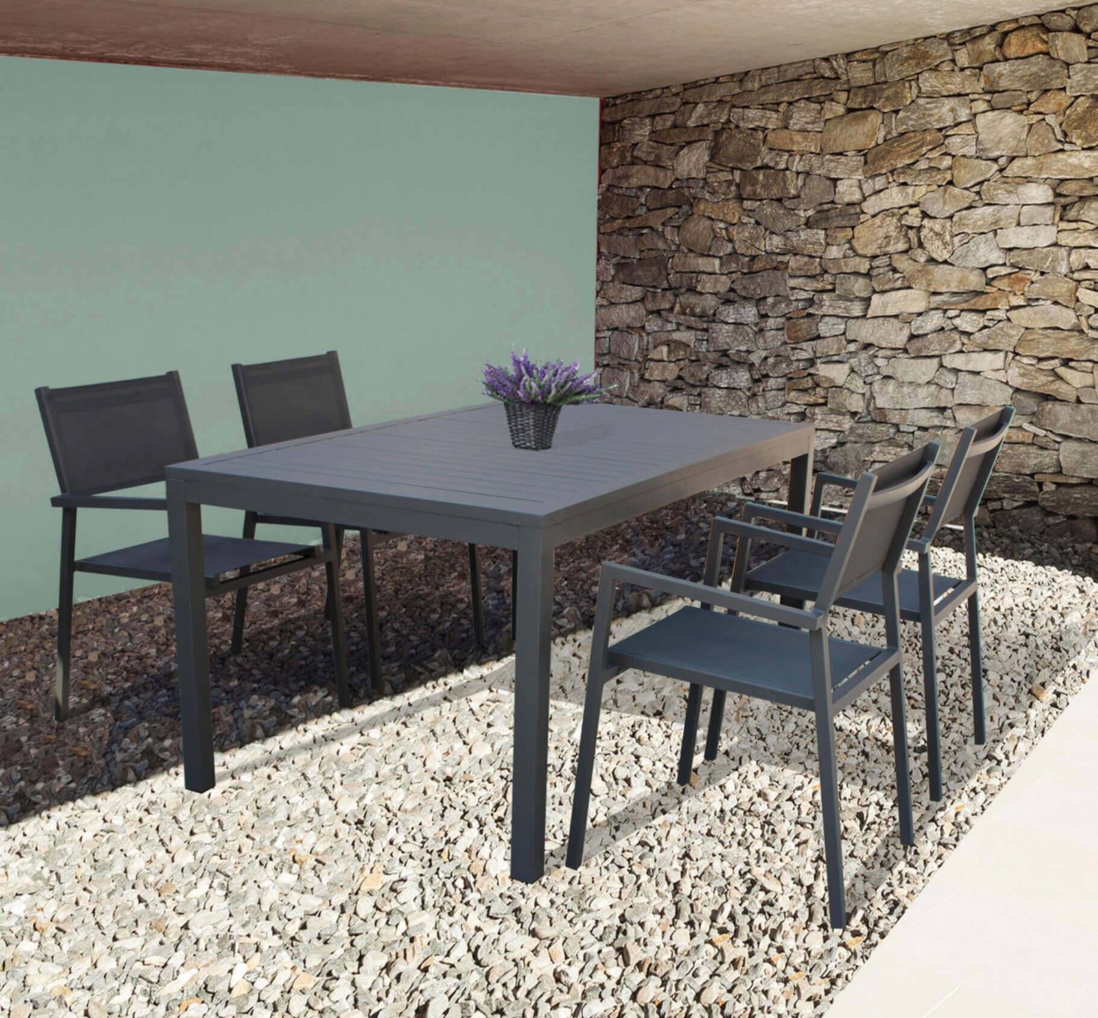 4127-ANTR_AT804127-ANTR_5.jpeg Poltrona da Giardino Impilabile in Alluminio,Textilene cm 55x58x85 – WOODY