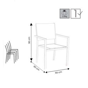 4127-ANTR_AT804127-ANTR_7.jpeg Poltrona da Giardino Impilabile in Alluminio,Textilene cm 55x58x85 – WOODY