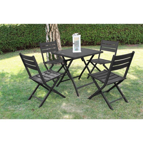Sedia da Giardino Pieghevole Salvaspazio in Alluminio cm 58x46x85 – DANIEL