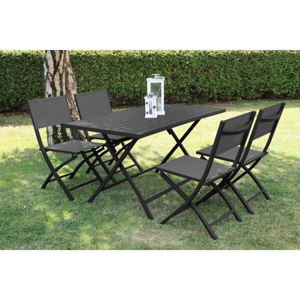 Sedia da Giardino Pieghevole Salvaspazio in Alluminio cm 58x46x85 – DANIEL