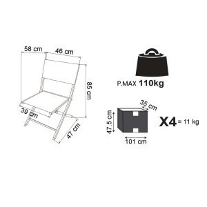4157-ANTR_AT804160-ANTR_3.jpeg Sedia da Giardino Pieghevole Salvaspazio in Alluminio cm 58x46x85 – DANIEL