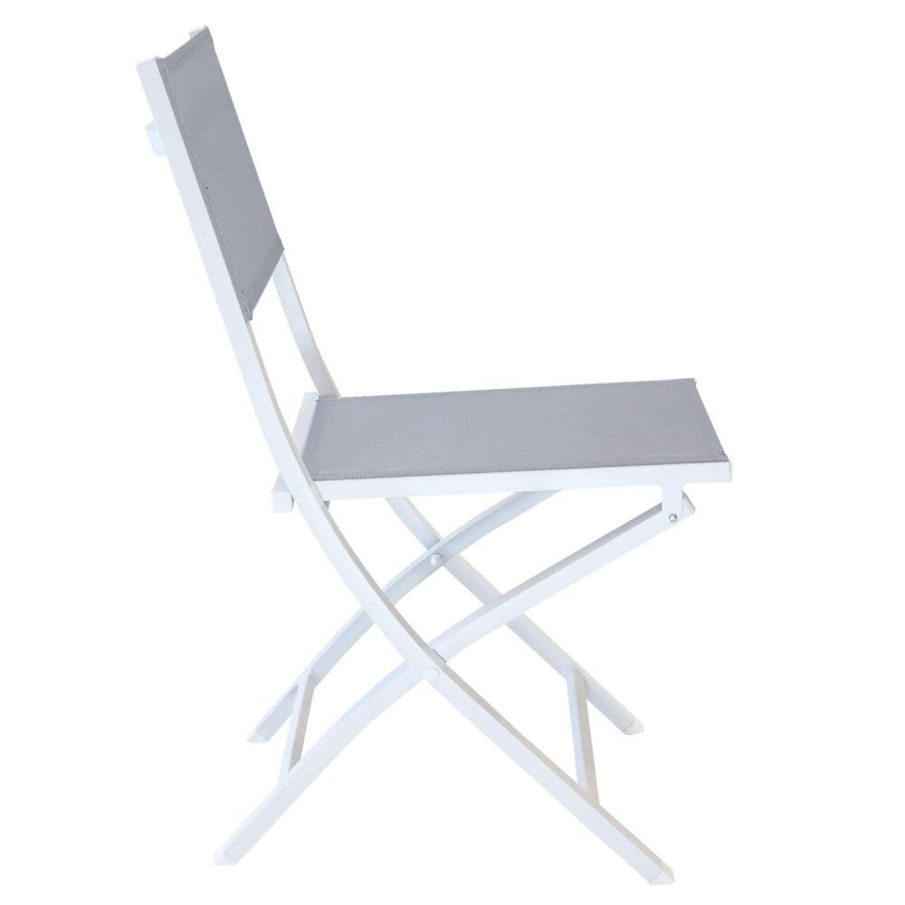 Sedia da Giardino Pieghevole in Alluminio,Textilene cm 58x46x85 – NIVEK