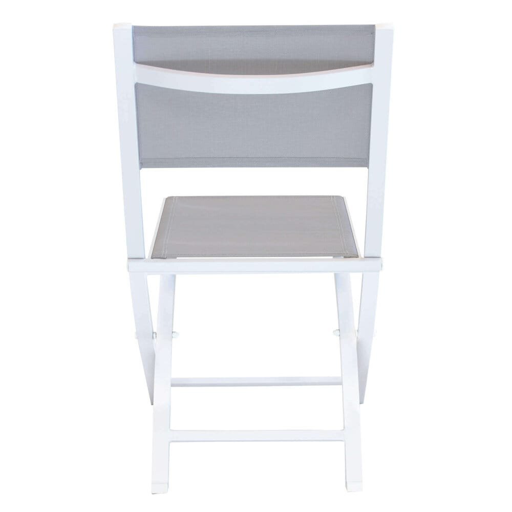 Sedia da Giardino Pieghevole in Alluminio,Textilene cm 58x46x85 – NIVEK