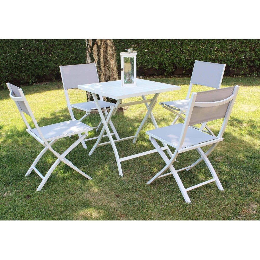 Sedia da Giardino Pieghevole in Alluminio,Textilene cm 58x46x85 – NIVEK
