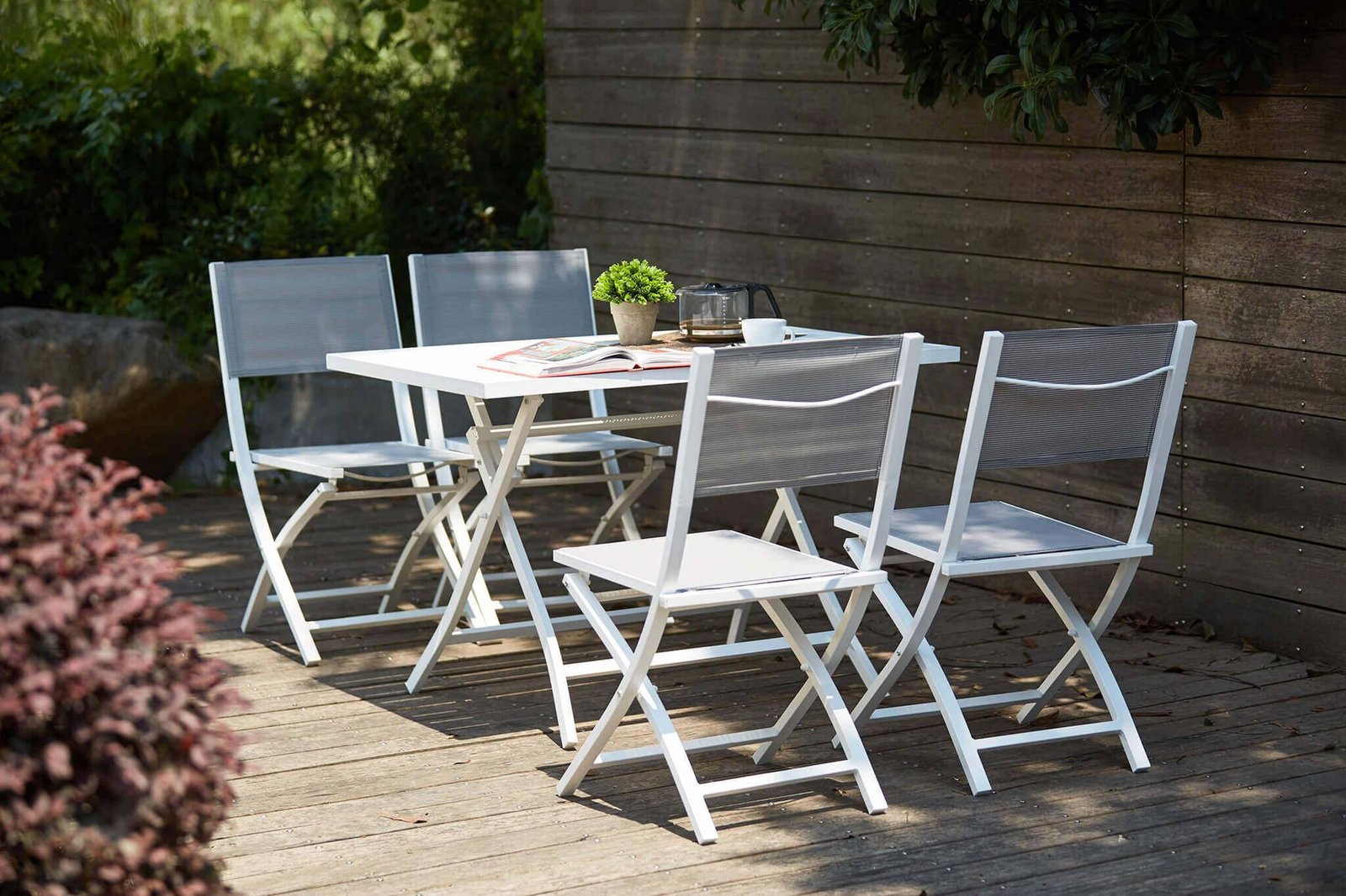 Sedia da Giardino Pieghevole in Alluminio,Textilene cm 58x46x85 – NIVEK