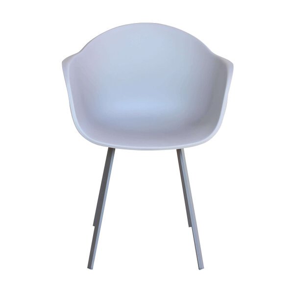 Poltrona da Giardino in Plastica,Alluminio cm 63x55x79 – CLARK