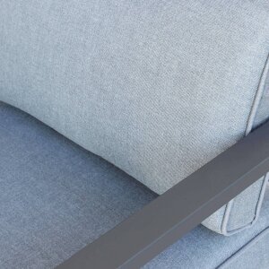 Salotto da Giardino 4 posti in Alluminio cm 184x70x64 – LEX