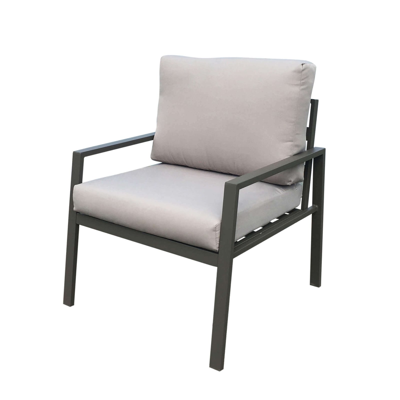 Salotto da Giardino con cuscini 4 posti in Alluminio,Poliestere – MANUEL