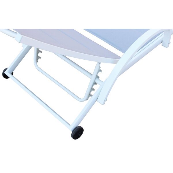 Lettino prendisole da Giardino in Alluminio cm 165×70,5×92 – BRADLEY