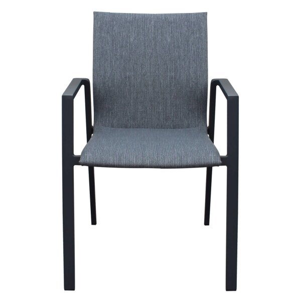 Poltrona da Giardino seduta imbottita in Alluminio,Textilene cm 56x61x84 – TOD