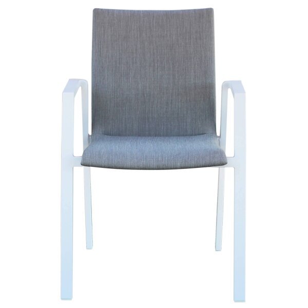 Poltrona da Giardino seduta imbottita in Alluminio,Textilene cm 56x61x84 – TOD