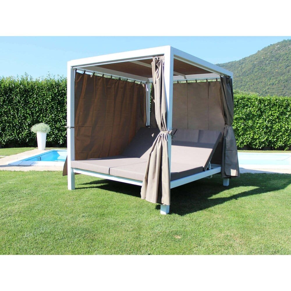 Gazebo Letto in Alluminio cm 209×188,5×206 – RICH