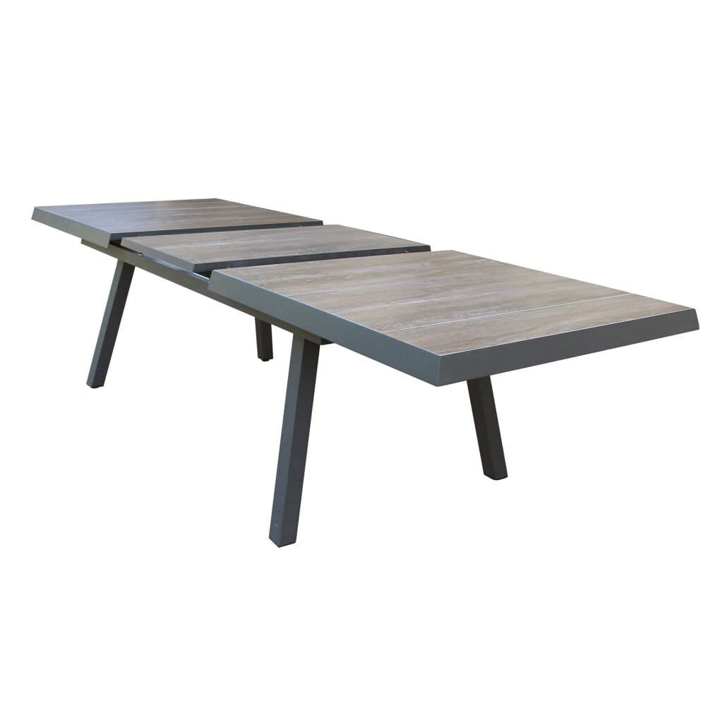 Tavolo da Giardino e piano in Gres 205-265×105 – BRET