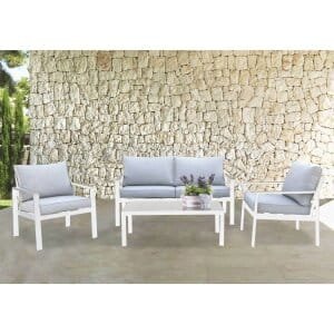 Salotto da Giardino 4 posti in Alluminio,Poliestere cm 64x70x68 – MICHAEL