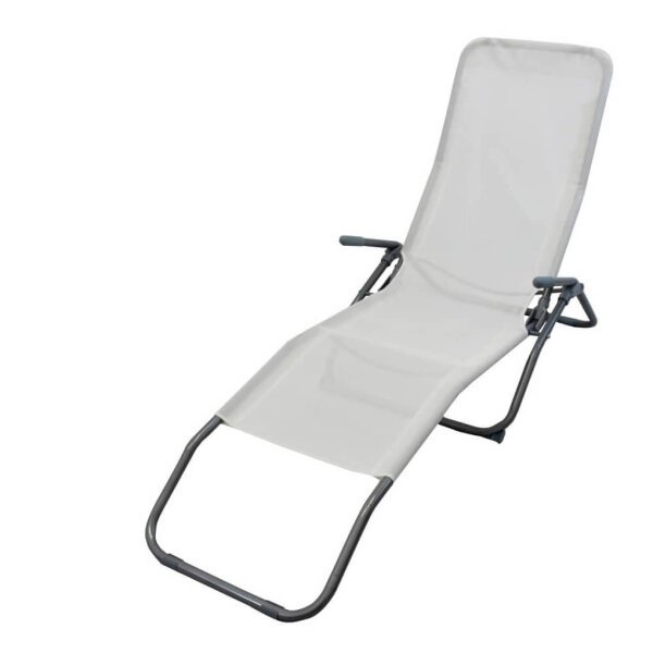 Sdraio mare prendisole Pieghevole in Acciaio,Textilene cm 135x60x95 – LONNY