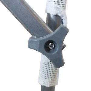 Brandina Pieghevole con tettuccio in Acciaio,Textilene cm 185x58x18 – RONDA