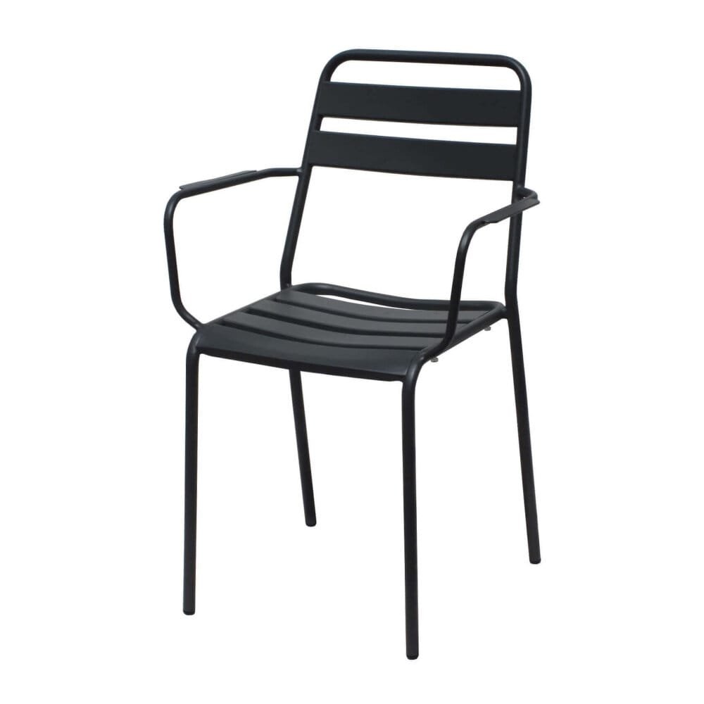 Poltrona da Giardino Impilabile in Acciaio cm 51x52x81 – LUCKY