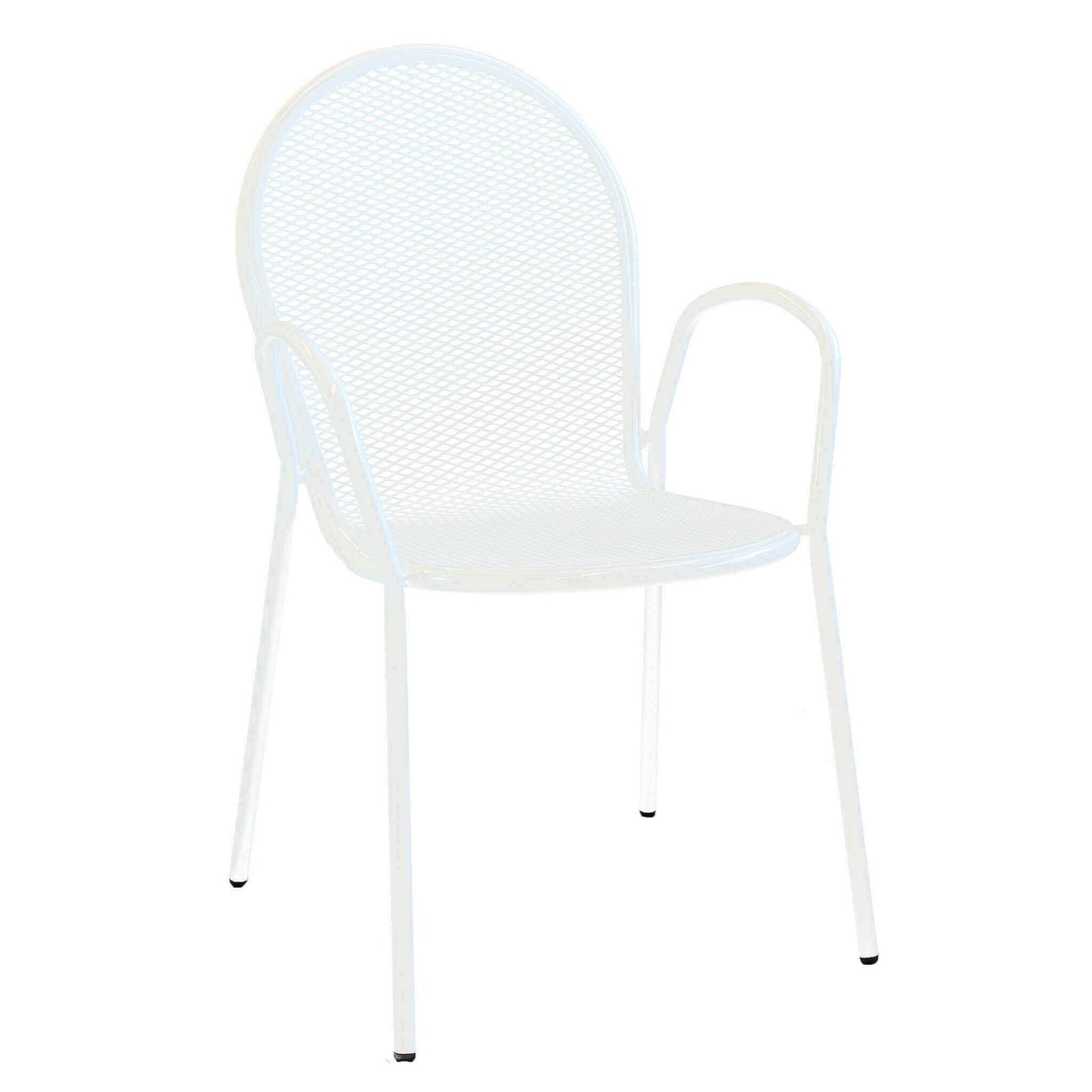 Poltrona da Giardino Impilabile in Acciaio cm 51x61x90 – JOEL