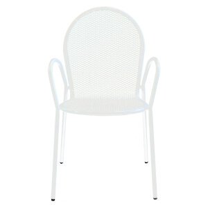 Poltrona da Giardino Impilabile in Acciaio cm 51x61x90 – JOEL