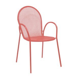 Poltrona da Giardino Impilabile in Acciaio cm 51x61x90 – JOEL