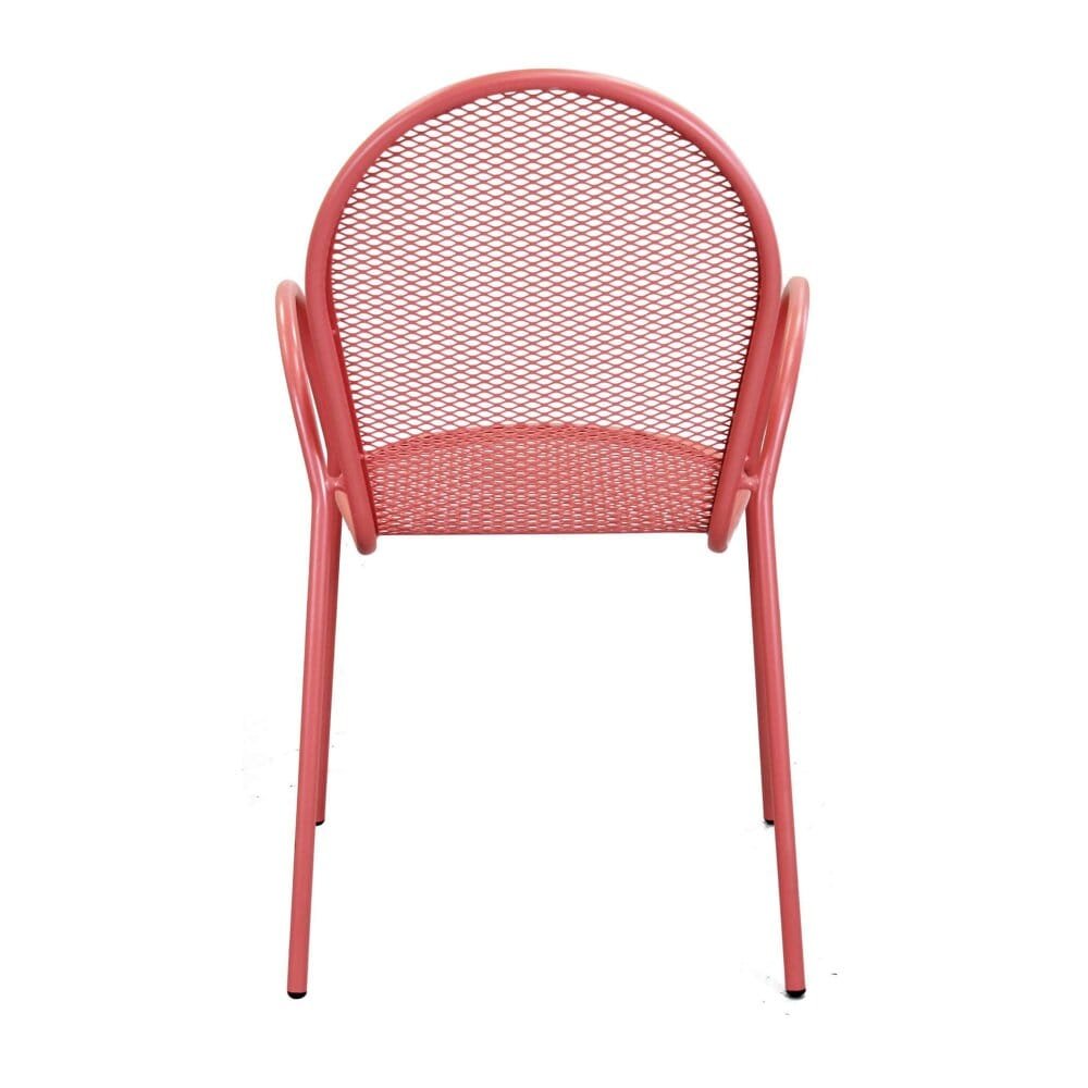 Poltrona da Giardino Impilabile in Acciaio cm 51x61x90 – JOEL